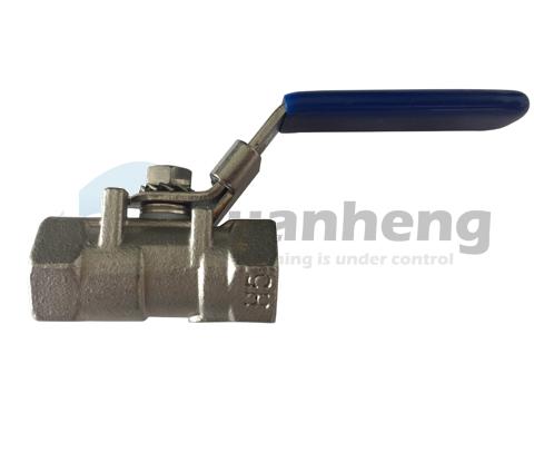Innengewinde SS201 Edelstahl SS304/316 Drei 3-teiliges Vollanschluss-Kugelventil DN15 DN20 DN25